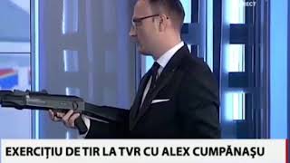 Alexandru Cumpanasu cu mitraliera la TVR1 [upl. by Asuncion]