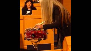 Evelyn Glennie Performing at the International Womens Day Conference in Aberdeen 2014 [upl. by Anail]