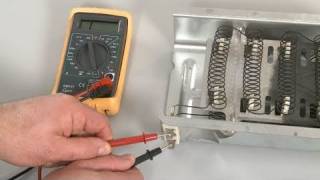 Dryer Not Heating Heating Element Testing Troubleshooting [upl. by Erick]