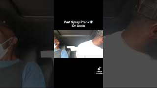 Fart spray prank on Uncle🤣🤣🤣 [upl. by Ahsekim]