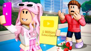 YOUTUBER Girlfriend BROKE UP With Him For VIEWS A Roblox Movie [upl. by Eliga]