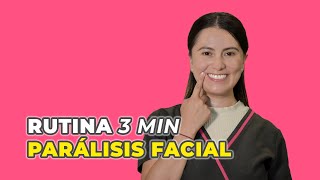 Rutina para aliviar Parálisis Facial de Bell  3 minutos [upl. by Roer409]