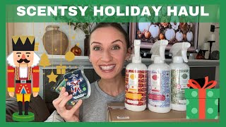 Scentsy Holiday Haul 🎁 ft October Whiff Box [upl. by Hillegass]