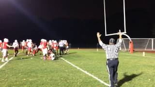 Football Nassan Anderson of Dunellen runs for a 6yard touchdown [upl. by Anwahsat]