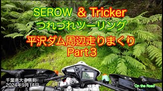 SEROW徒然路草コラボTouring 平沢ダム周辺Part３※コラボゴケ 千葉県大多喜町 2024年9月14日 Ohtaki chou Chiba japan offroad [upl. by Aihsele]