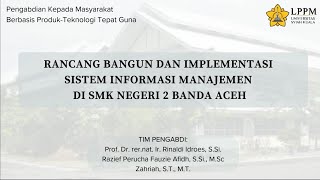 Kegiatan PKMBPTTG Tahun 2024 Universitas Syiah Kuala [upl. by Arbmik]