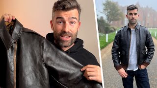 Wearing My A2  Leather Jacket Styling Update 2 Years On [upl. by Weed400]