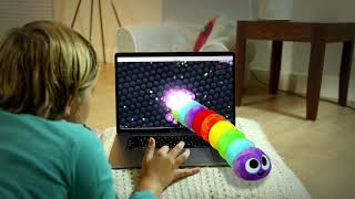 Slitherio Large Plush from Bonkers Toys [upl. by Berey]