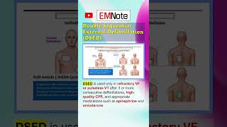 Double Sequential External Defibrillation DSED doctor medical ems [upl. by Hubey]