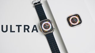 Apple Watch Ultra Unboxing Setup and First Look [upl. by Raknahs]