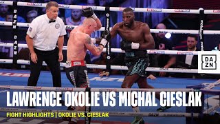 FIGHT HIGHLIGHTS  Lawrence Okolie vs Michal Cieslak [upl. by Mosenthal]