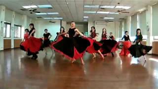 Pasodoble easy lady solo routine [upl. by Adnamas]