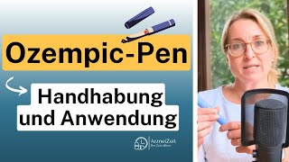 Wie Sie Ihren Ozempic Pen richtig und sicher anwenden deutsch [upl. by Ijnek206]