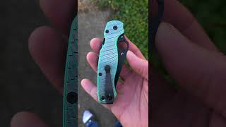 Spyderco PM2 in DLC s90v with custom scales backspacer and clip [upl. by Trescha]