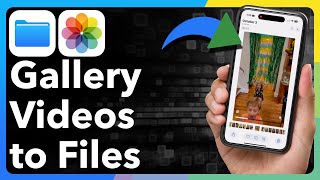 How To Add Videos From Gallery To Files App On iPhone [upl. by Sinegold]