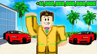 PLAYING as a QUADRILLIONAIRE in ROBLOX [upl. by Aphra]