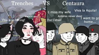 Basically Trenches VS Centaura  World War I [upl. by Karlow]