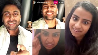 Ashwin amp Sivaangis Instagram Live 1st Time Together 😍  Cook With Comali 2 Grand Finale Vijay TV [upl. by Frodi]