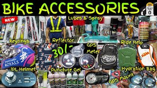 Bike Accessories for Riding 30  All Bikes Accessories  Accessories in Mumbai Riding Topbikes [upl. by Constantina456]