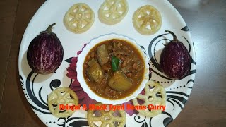 180கத்திரிக்காய் amp தட்டை பயறு கறி  Brinjal amp Black Eyed Beans Curry in Tamil by Nirmala [upl. by Sibby]