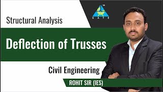 Deflection of Trusses  Structural Analysis  Civil Engineering [upl. by Segroeg]