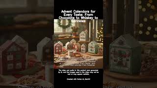 Advent Calendars for Every Taste From Chocolate to Whiskey to Sprinkles new shorts [upl. by Masao]