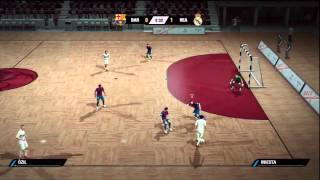 FIFA STREET 4  FUTSAL BARCELONA VS REAL MADRID [upl. by Sawyer]