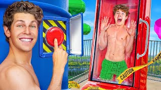 100 Things You Should NEVER Do at a Waterpark ft Ben Azelart [upl. by Yarezed]