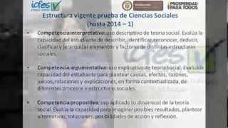 ¿Qué se evaluará en Ciencias Sociales y Ciudadanas en SABER 11° 20142 [upl. by Mihcaoj]