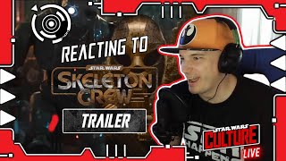 Reacting To The Star Wars Skeleton Crew Trailer [upl. by Tnafni]