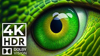 SUPREME COLOR 4K HDR 120FPS Dolby Vision  with Catchy Cinematic Music Colorful Animal Life [upl. by Lerraf]