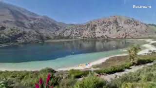 Relaxation videos Lake Kuornas in Crete island [upl. by Ursi908]