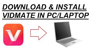 How to Download or install Vidmate in PCLaptop for Free [upl. by Droffats]