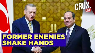 Erdogan Hosts Egypts President On El Sisis First Official Visit To Turkey  Drone Sales On Agenda [upl. by Hughie]