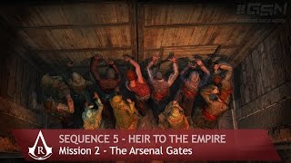 Assassins Creed Revelations  Sequence 5  Mission 2  The Arsenal Gates 100  Sync [upl. by Assilrac]