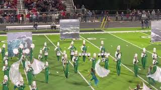 Derby KS High School Marching Band Half Time Performance Oct 7 2022 [upl. by Airetahs]