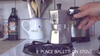 How to use a Bialetti Italian Espresso [upl. by Ecnerual]