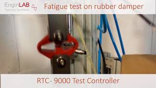 Fatigue test on rubber damper for automotive [upl. by Ruberta]