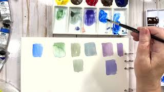 Palette Perfection Cobalt Blue Vs Ultramarine Blue – Which One Fits Your Brush Best [upl. by Manly]