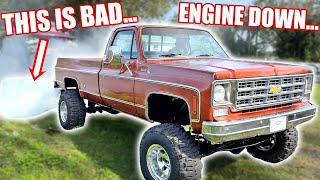 We Broke Our Cummins Swapped Squarebody Chevy Bad The Engine Is TOAST Checkout Our Replacement [upl. by Atena]