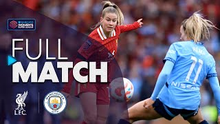 Full Match Liverpool v Manchester City  Barclays WSL 202425 [upl. by Milford]