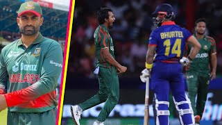 T20 World Cup 2024  Tanzim Mustafizur take Bangladesh into Super 8  BANvsNEP Highlights [upl. by Giaimo]