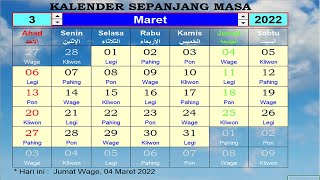 Cara Membuat Kalender Excel [upl. by Sisi]