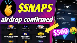 snapster airdrop claim rewards l snapster trading bot airdrop l snapster l Banana listing BINANCE [upl. by Rodablas]