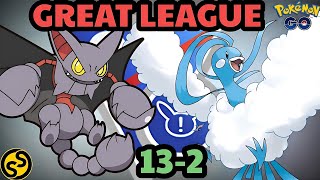 ALTARIA GREAT LEAGUE BEST TEAM IN POKEMON GO BATTLE LEAGUE SEASON 18 2024 [upl. by Alvera]