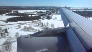 LH860 Airbus A321 quotSpeyerquot is landing in OsloGardermoen RWY1R after flight from Frankfurt [upl. by Lumbye]