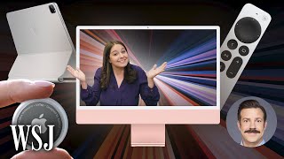 iPad Pro Apple TV 4K AirTags M1 iMac Apple’s Spring Event Lineup  WSJ [upl. by Llevel209]