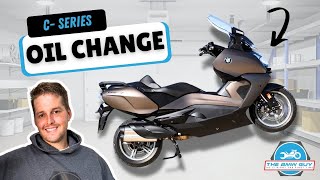 BMW C650GT Oil Change [upl. by Fugate]