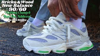 Bricks amp Wood x New Balance 9060 U9060BW1 Unboxing Review amp Lace Swaps [upl. by Ventre448]