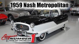 1959 Nash Metropolitan Coupe at Ellingson Motorcars in Rogers MN [upl. by Akilaz]